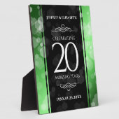 エメエレガントラルド結婚20周年記念 フォトプラーク (側面)