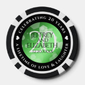 エメエレガントラルド結婚20周年記念 ポーカーチップ (裏面)
