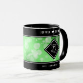 エメエレガントラルド20結婚周年記念マグ マグカップ (正面右)