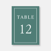 エメエレガントロフォーマルルドグリーン結婚ズ テーブルナンバー