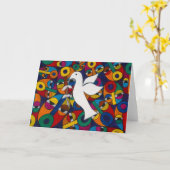 エメカの芸術！グリーティングカード カード (黄色い花)