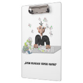 エメクオルマダンエメクオルマズパーソナライズされたクリボア クリップボード (左)