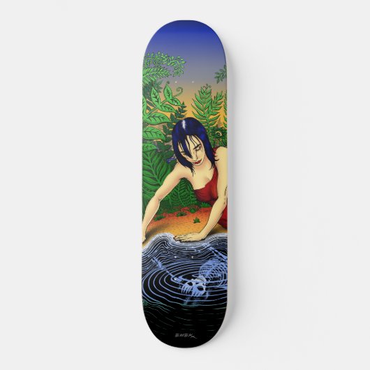 エメク「Reflection」 スケートボード (正面)