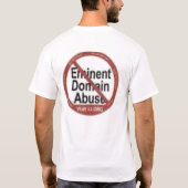 エメネントドメイン停止 Tシャツ (裏面)