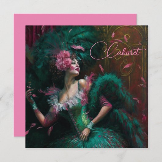 エメビクトリアンラルドとピンクの女性 (正面/裏面)