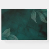 エメモダンラルドのグ葉リーンと ゲストブック (裏面)