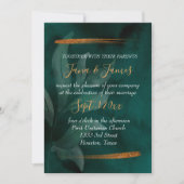 エメモダンラルドのグ葉リーンと 招待状