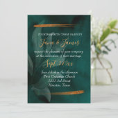 エメモダンラルドのグ葉リーンと 招待状