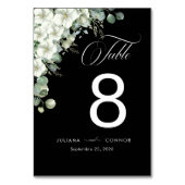 エメモダンラルド結婚グリーン テーブルナンバー (正面)