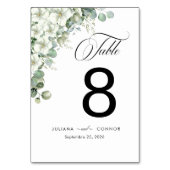 エメモダンラルド結婚グリーン テーブルナンバー (正面)