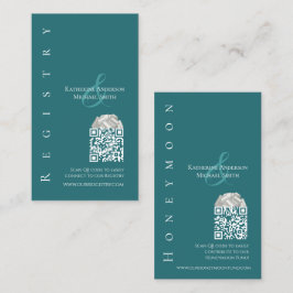 エメモダンラルド結婚グリーン 名刺