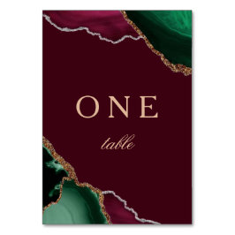 エメモダンラルド・アゲ結婚ート・ブルゴーニュの1 テーブルナンバー