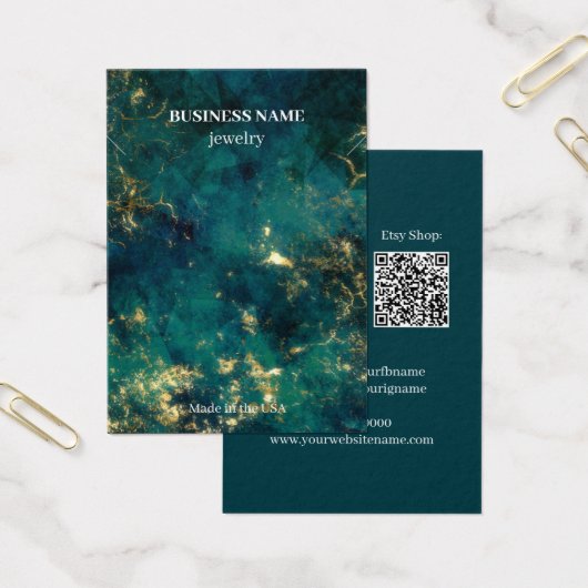 エメモダンラルドQRコードジュエリービジネスネックレス (オフィス)