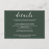 エメモダンロエレガントルドのグ縁どリップ結婚トの エンクロージャーカード (正面)