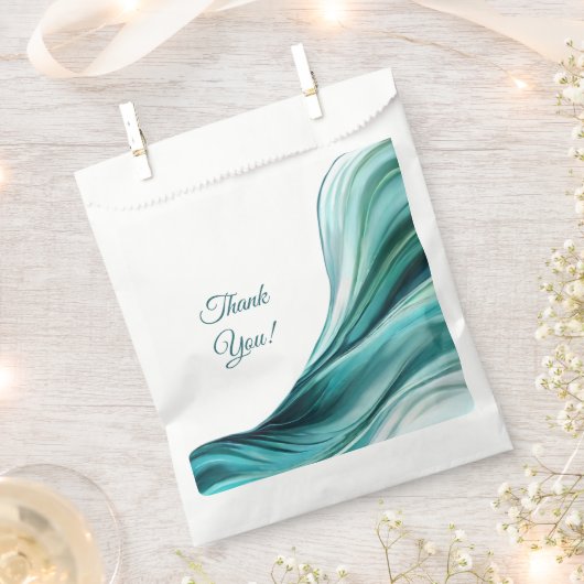 エメモダンロ結婚ラルドグリーン –  フェイバーバッグ (クリップ留めされた状態)