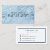 エメラエレガントルドブルー大理石 |名刺 名刺 (正面/裏面)