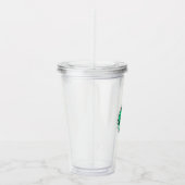 エメラルドとパール アクリルタンブラー (右)