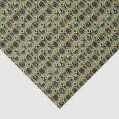 エメラルドと金ゴールドアールデコ 薄葉紙 (詳細)