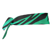 エメラルドと金ゴールドサファリシリーズデザイン10 タイヘッドバンド (回転270)