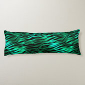 エメラルドと金ゴールドサファリシリーズデザイン10 ボディピロー (裏面)