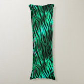 エメラルドと金ゴールドサファリシリーズデザイン10 ボディピロー (正面縦)