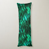 エメラルドと金ゴールドサファリシリーズデザイン10 ボディピロー (裏面 (縦))