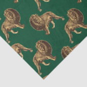 エメラルドと金ゴールドサファリシリーズデザイン13 薄葉紙 (詳細)