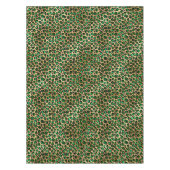 エメラルドと金ゴールドサファリシリーズデザイン8 テーブルクロス (正面)