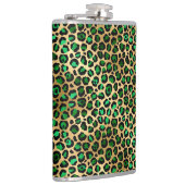 エメラルドと金ゴールドサファリシリーズデザイン8 フラスク (右)