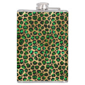 エメラルドと金ゴールドサファリシリーズデザイン8 フラスク (裏面)