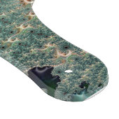 エメラルドと金ゴールドマンデルブロットの切り盤 カッティングボード (角)