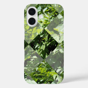 エメラルドのエレガンス:離れダイヤモンドカットの緑の、 iPhone 16ケース