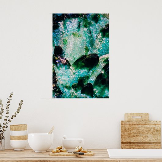 エメラルドのオーラ ポスター (キッチン)