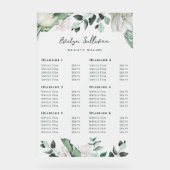 エメラルドのグリーン価格リスト アクリルサイン (正面)