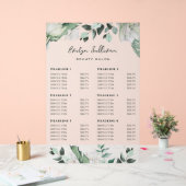 エメラルドのグリーン価格リスト アクリルサイン (ウェディング)