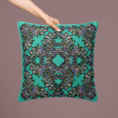 エメラルドのバロック様式の豪華な枕 クッション