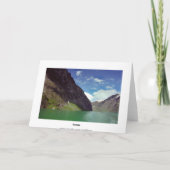 エメラルドのフィヨルドの夢カード カード (裏面)