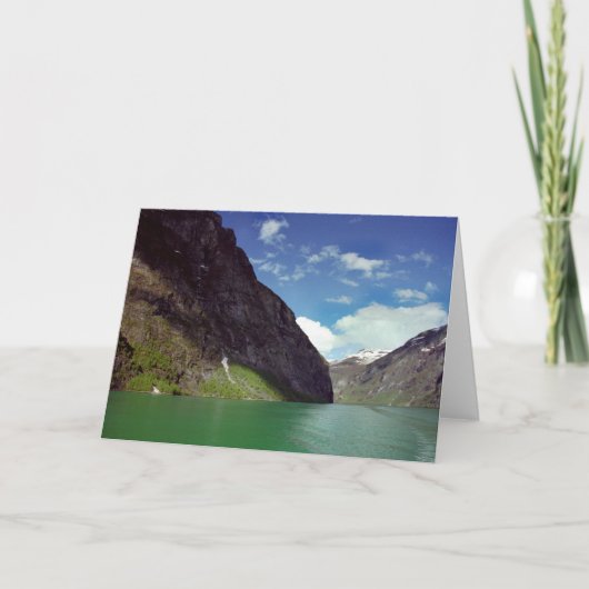 エメラルドのフィヨルドの夢カード カード (正面)