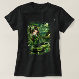 エメラルドのミッドナイト峠 tee tシャツ