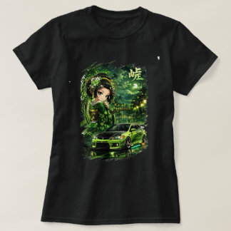エメラルドのミッドナイト峠 tee tシャツ