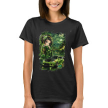エメラルドのミッドナイト峠 tee