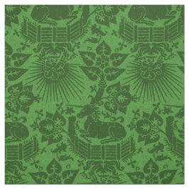 エメラルドのルネッサンスユニコーンガーデン ファブリック