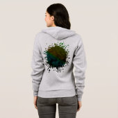 エメラルドのヴェールの聖域 パーカ (裏面フル)