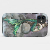 エメラルドの人魚 iPhoneケース Case-Mate iPhoneケース (裏面(横))