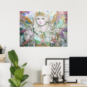 エメラルドの天使。 ポスター (ホームオフィス)