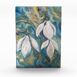 エメラルドの庭の雪の滴 フォトブロック