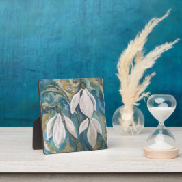 エメラルドの庭の雪の滴 フォトプラーク