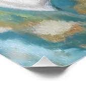 エメラルドの庭の雪の滴 ポスター (コーナー)