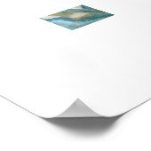 エメラルドの庭の雪の滴 ポスター (角)