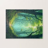 エメラルドの森を歩く ジグソーパズル (横)